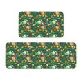 thumbnail image 1 of Zufioo Vegan 2PCS Kitchen Mats for Floor,Home Decor Cushion, 2PCS Kitchen Rugs,Anti Fatigue Mats for Kitchen Floor,Waterproof Kitchen Rug Set, 1 of 6