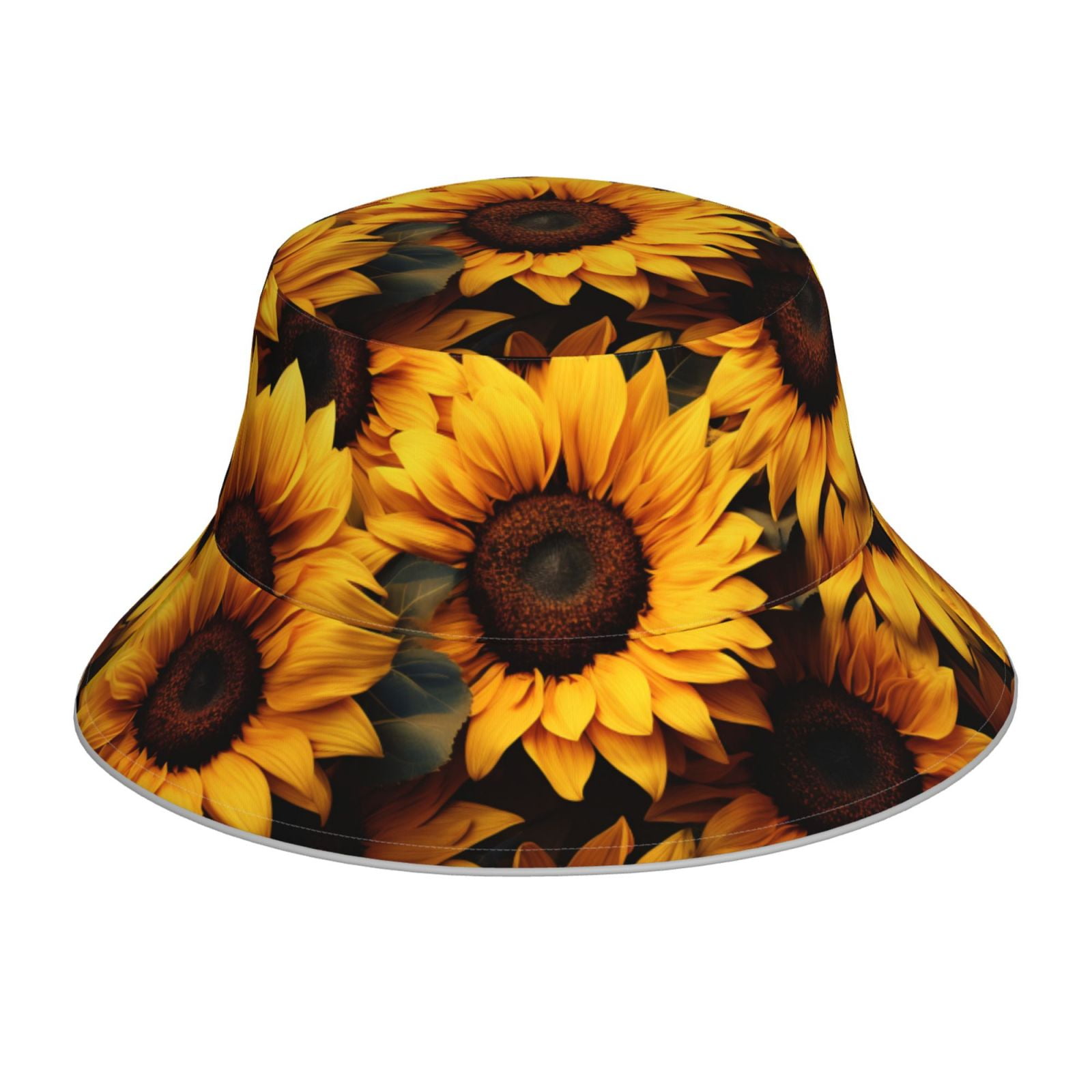 Zufioo Vibrant Sunflower Blooms Waterproof Reflective Holographic ...