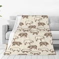 thumbnail image 1 of Zufioo Vintage Farm Pigs Fleece Blanket Queen Size,Plush Bed Blanket,Ultra Soft Throw Blanket,Plush Fuzzy Cozy Blanket Perfect for Bed,Couch-80"x60", 1 of 7