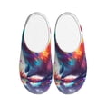 thumbnail image 1 of Zufioo Watercolor Butterfly Guinea Pig Print Adult TPR Cotton Slippers,Winter Home Cotton Slippers Suitable for Adults, Men and Women, Indoor and Outdoor-13, 1 of 7