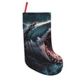 thumbnail image 1 of Zufioo Wave Chain Shark for 18-inch Stitching Christmas Stockings, Suitable for Christmas, Christmas Trees, Indoor and Outdoor Holiday Decorations-Short plush, 1 of 8