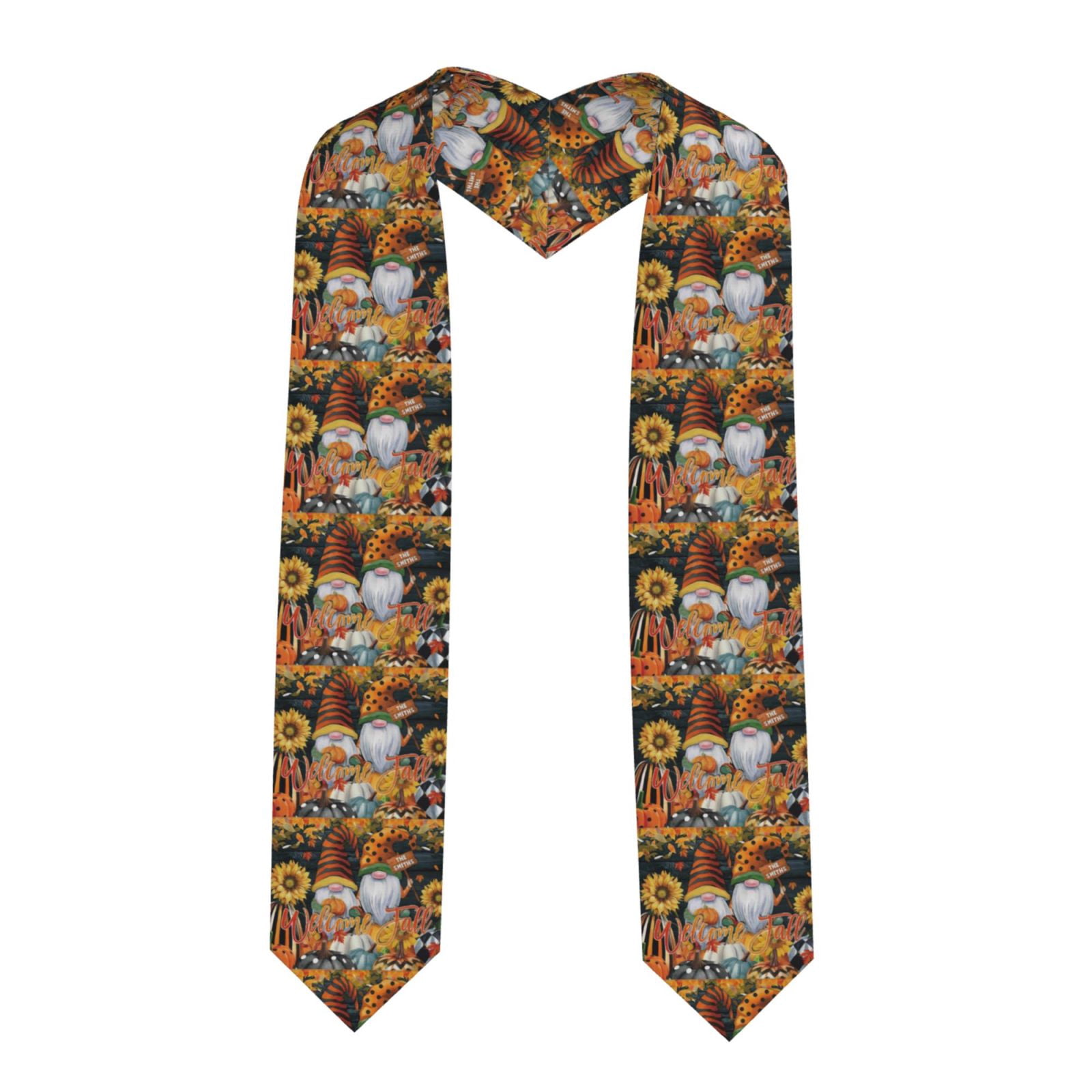 Falling Graduation Ribbon Zufioo Welcom Fall Print Graduation Shawl Ribbon, Graduation Ribbon for ...