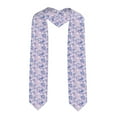 thumbnail image 1 of Zufioo Winter With Snowflakes Print Graduation Shawl Ribbon, Graduation Ribbon for Male and Female Graduates-Sharp Corner, 1 of 1