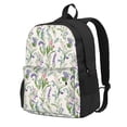 thumbnail image 1 of Zufioo Wisteria Flower Pattern Adult Backpack,Wear-resistant and Breathable Multi-pocket Backpack, Suitable for Travel, Business and Outdoor Activities, 1 of 9