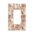 thumbnail image 1 of Zufioo Woodland Animals in Neutral Tones Print Switch Wall Plate, Dustproof and Heat-resistant Decorative Wall Switch Cover, Suitable for Residential and Commercial Areas-Mid-size, 1 of 8