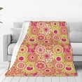thumbnail image 1 of Zufioo Yellow Flowers Fleece Blanket Queen Size,Plush Bed Blanket,Ultra Soft Throw Blanket,Plush Fuzzy Cozy Blanket Perfect for Bed,Couch-60"x50", 1 of 7