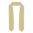 thumbnail image 1 of Zufioo Yellow Pears Print Graduation Shawl Ribbon, Graduation Ribbon for Male and Female Graduates-Flattened, 1 of 7