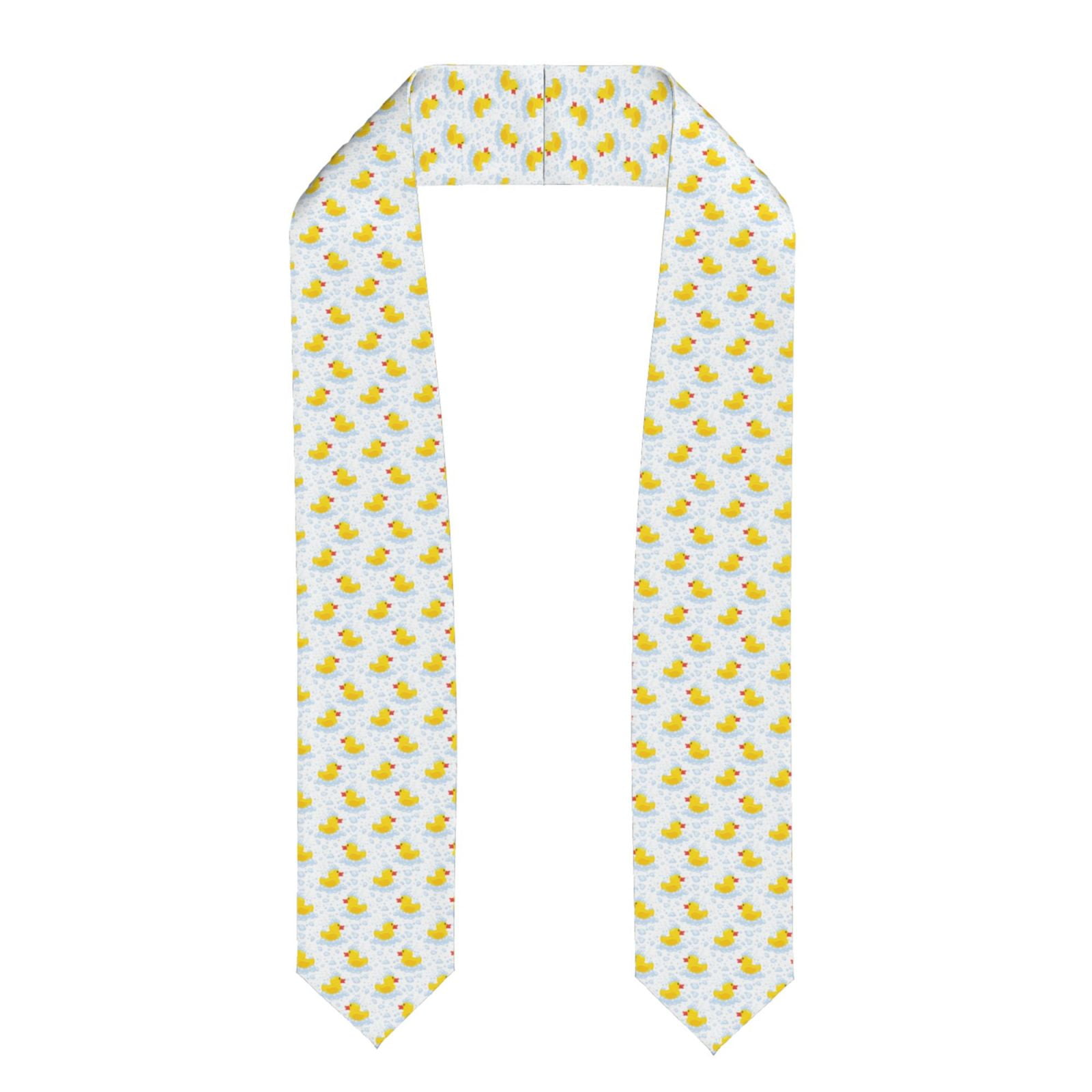 Zufioo Yellow Rubber Duck Print Graduation Shawl Ribbon, Graduation ...