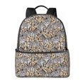thumbnail image 1 of Zufioo Zebra Print Fashion Large Capacity Backpack, Zippered Multi-compartment Travel Work Campus Lightweight Backpack, Unisex, 1 of 5