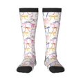 thumbnail image 1 of Zufioo bow ribbons Long High Thigh Socks Knee-High Warm Stocking Women Boot Sock Leg Warmer High Socks for Daily Wear, Cosplay, 1 of 6