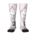 thumbnail image 1 of Zufioo cat Long High Thigh Socks Knee-High Warm Stocking Women Boot Sock Leg Warmer High Socks for Daily Wear, Cosplay, 1 of 6