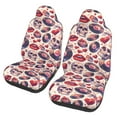 thumbnail image 1 of Zufioo record rock Skull lips Full Set Car Seat Covers with Soft Padding 2PCS Universal Auto Front Seats Protector Fits Cars, SUVs, Sedans, and Trucks, 1 of 7