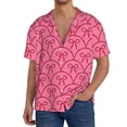 thumbnail image 1 of Zufioo red bows Mens Button Down Short Sleeve Shirt,Classic Plaid Shirt,Mens Accessories Fashion Tops-X-Large, 1 of 5