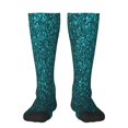 thumbnail image 1 of Zufioo teal sparkling Long High Thigh Socks Knee-High Warm Stocking Women Boot Sock Leg Warmer High Socks for Daily Wear, Cosplay, 1 of 6