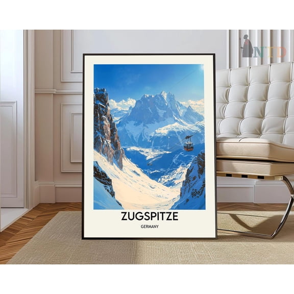 Zugspitze Germany Alpine Poster Unframed Paper Print