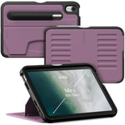 Zugu Case for 2021 iPad Mini 6/7 Gen A17 Pro - Slim Case - Apple Pencil Pocket - 5 ft. Drop Protection - Secure 7 Angle Magnetic Stand - Sleep/Wake Cover Fits Model #s A2567, A2568, A2569 Berry