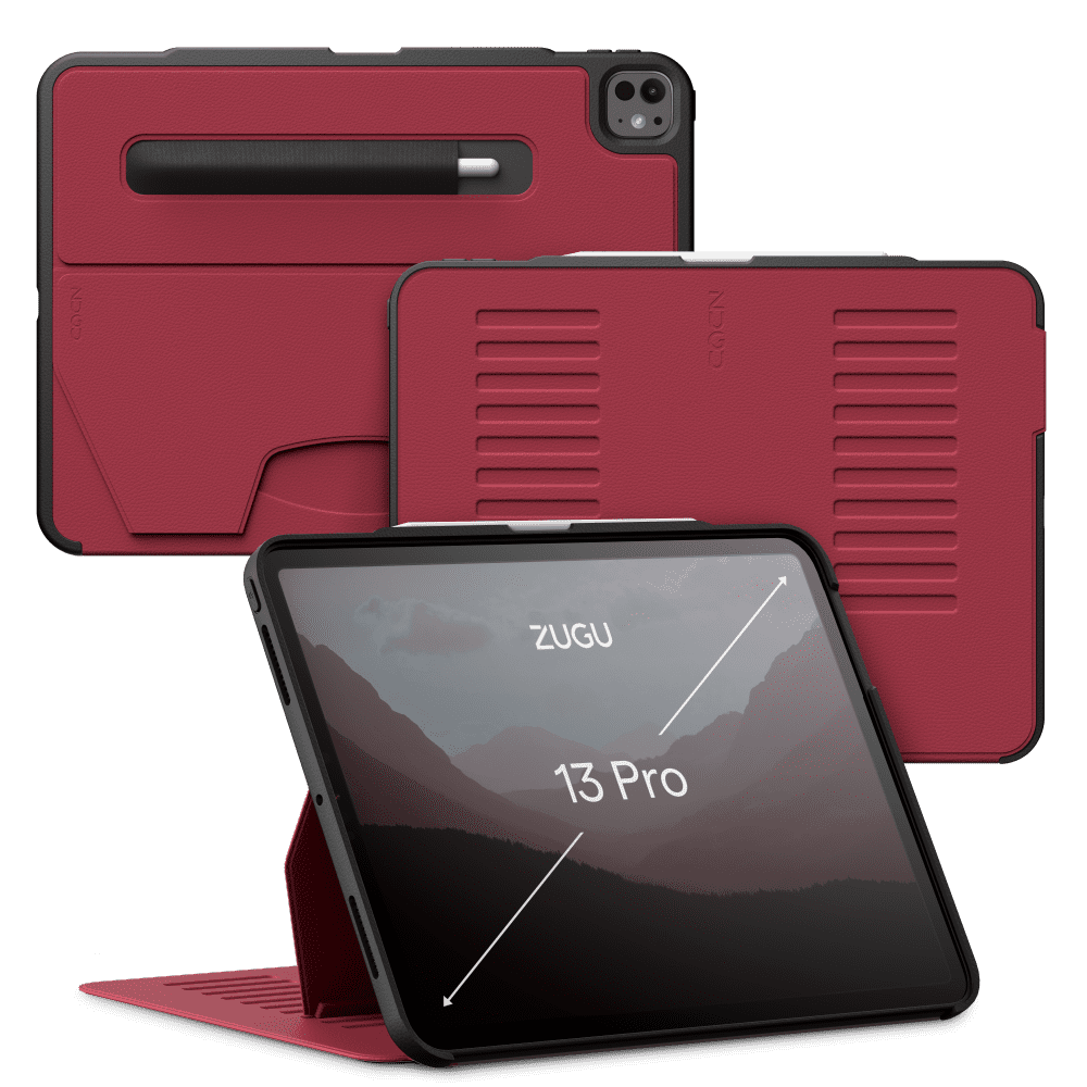 ZUGU CASE iPad Pro 13インチ M4/M5 チェリーレッド Zugu-Case-iPad-Pro-13-M4-M5-