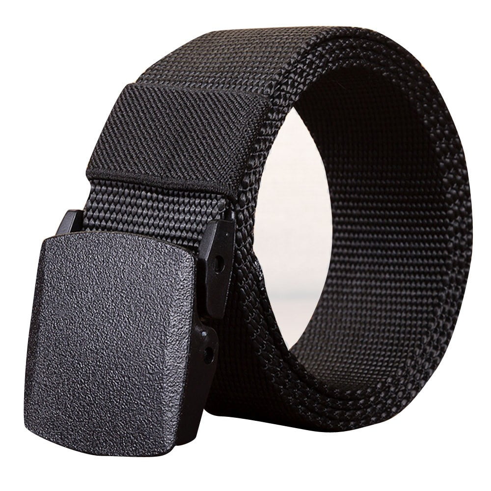 Zuhui Mens Belts Outdoor Sports Nylon Waistband Canvas Belt Dazzling