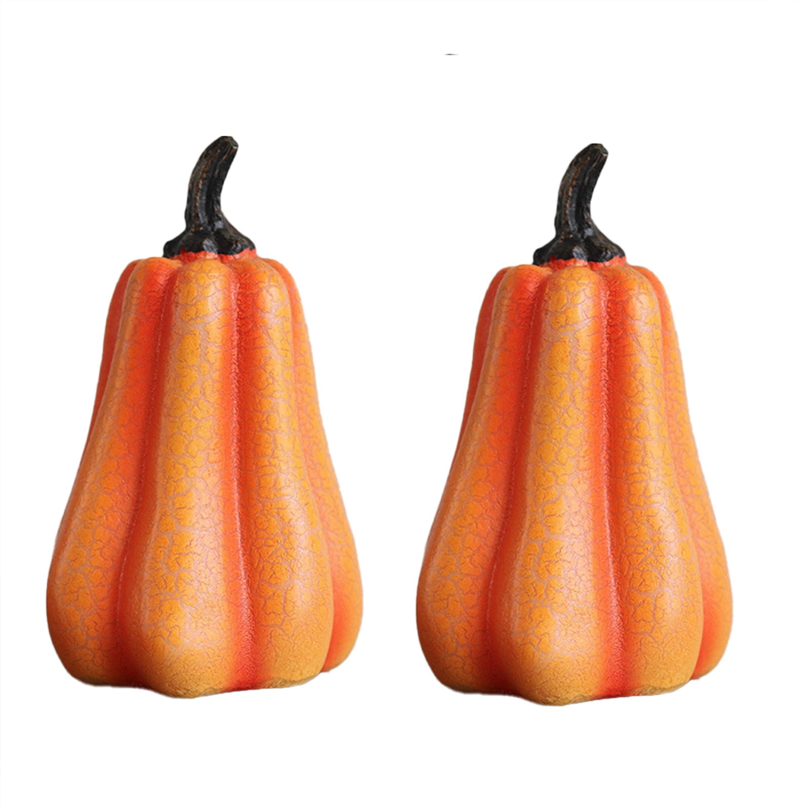 Zuioae Clearance Led Warm Light Halloween Pumpkin Ornaments 2Pcs (Qty