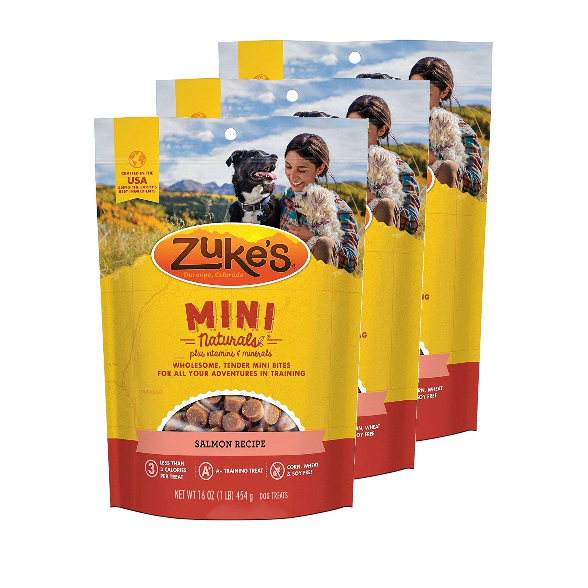 Zuke's Mini Naturals Pork Recipe 16 oz Dog Treats 6 Pack