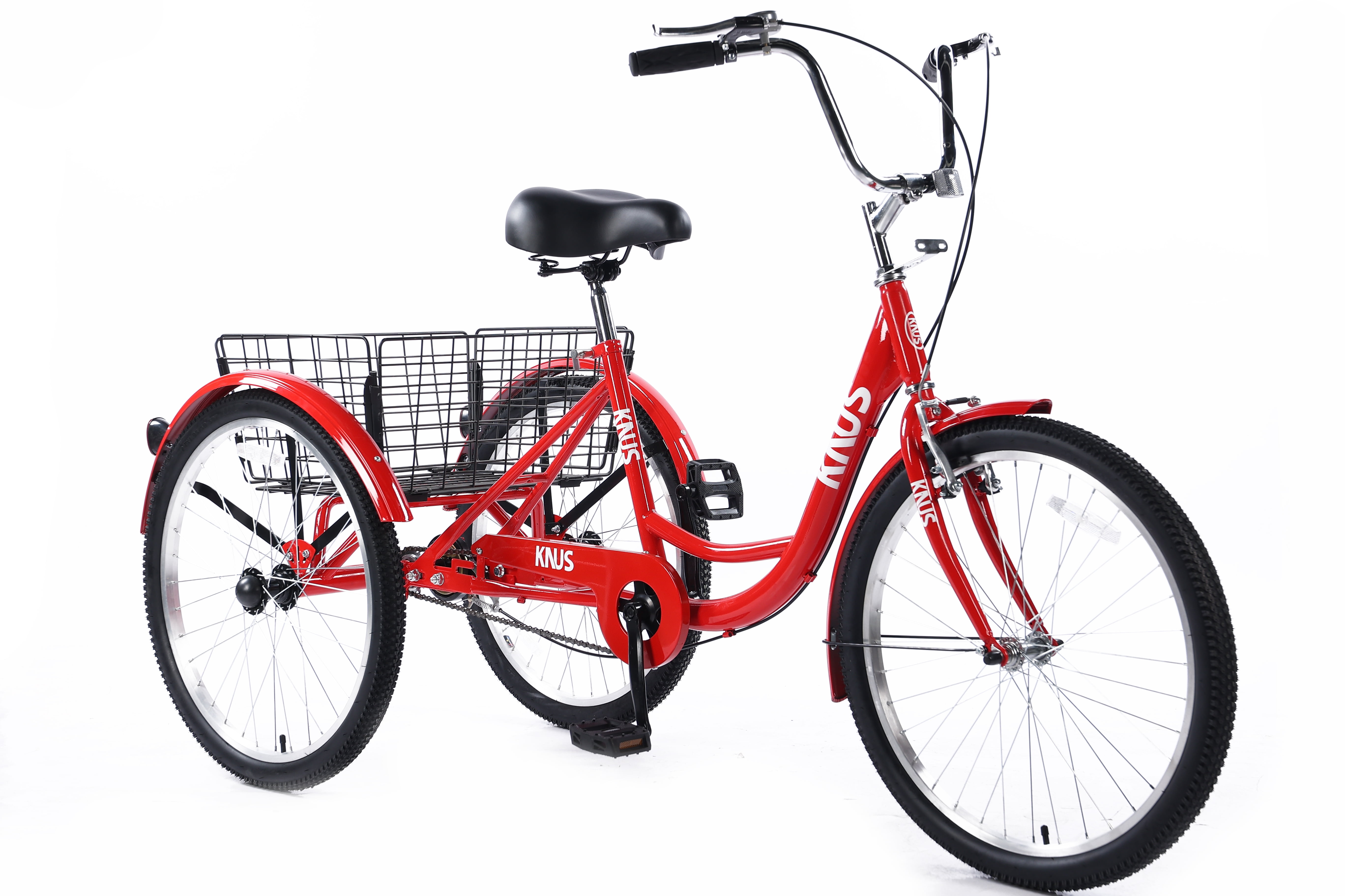 Zukka 26 inch Adult Tricycles for Unisex Seniors Single Speed Trike 26