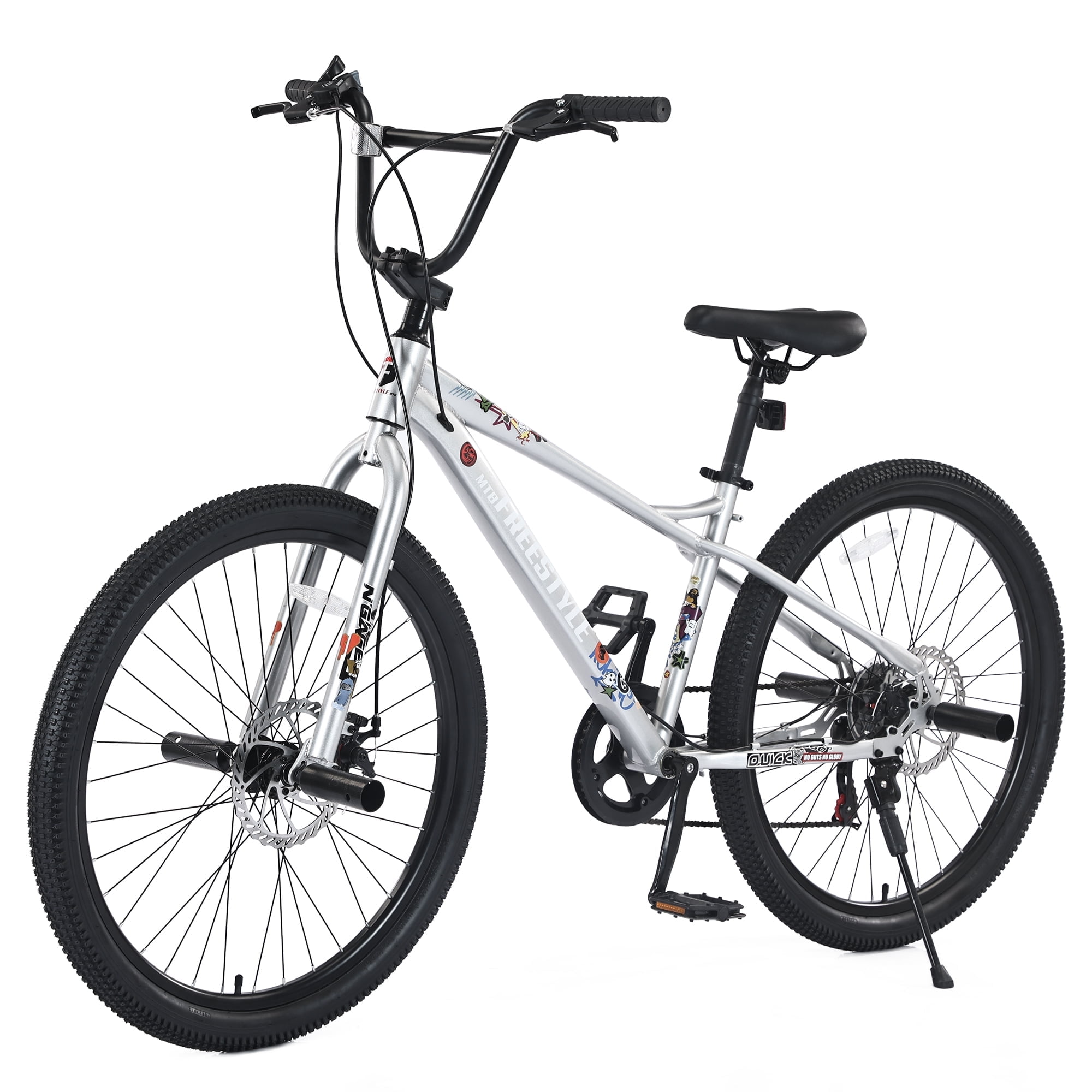 Freestyle Girls Bike Zukka 24 Inch Kids Mountain Bike Steel Frame