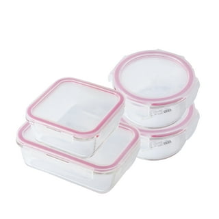 Brenyn 15 Container Food Storage Set Prep & Savour Color: Clear/Pink