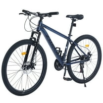 Zukka Mountain Bike 27.5 inch 21 Speed Aluminum Alloy Hardtail Dual Disc Brake Bicycle for Adult Unisex Blue