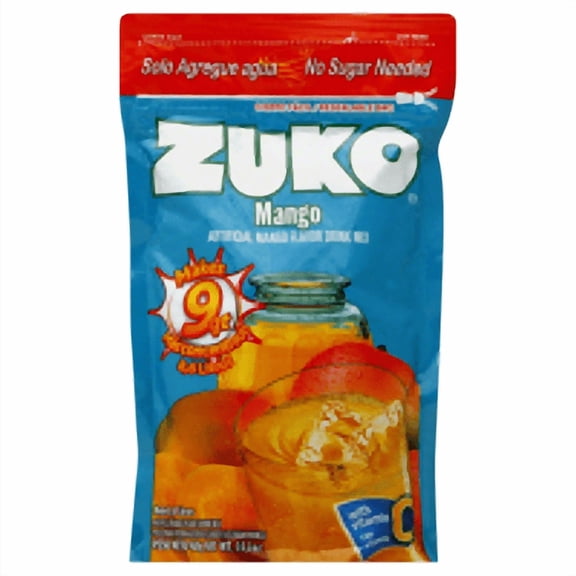 Zuko Beverage Mix Instant Mango 14.1 oz (Pack of 12)