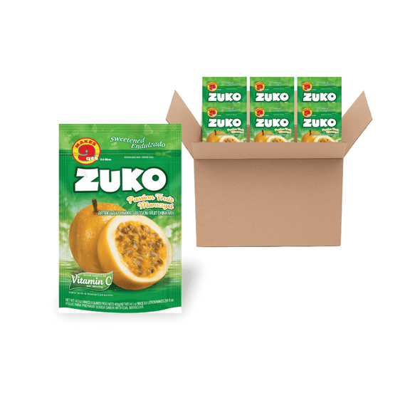 Zuko Passion Fruit Family, 14.1 oz, Pack of 6