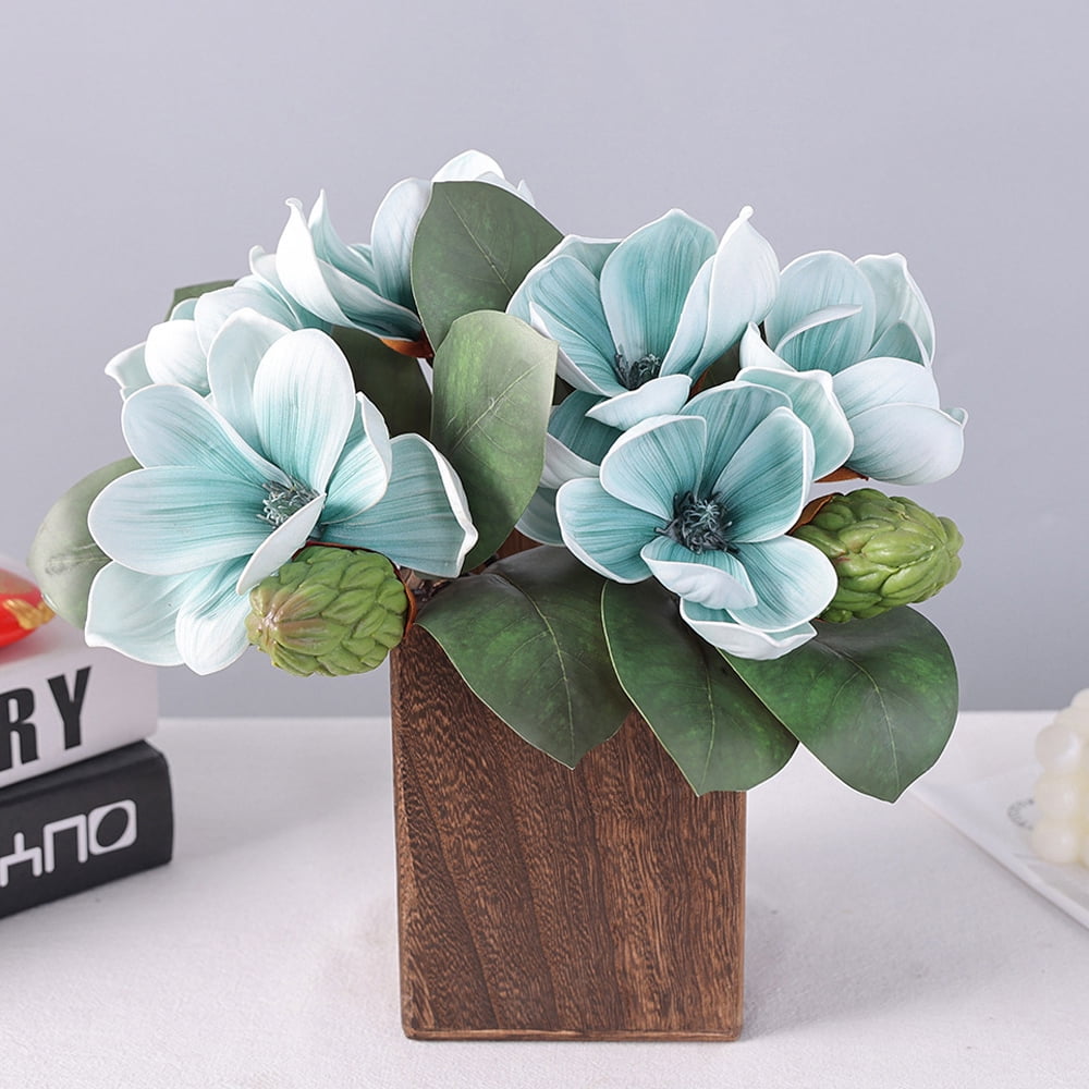 Zukuco 1 Pack Artificial Flowers Orchid Real Touch Fake Flowers Bulk for Home Office Wedding