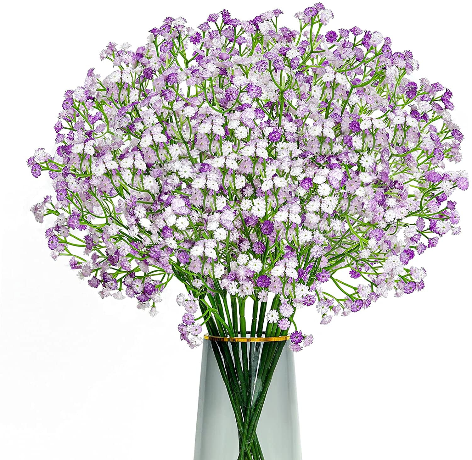 Zukuco 10pcs Babys Breath Artificial Flowers Gypsophila Real Touch