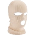 thumbnail image 1 of Zukuco 3-Hole Knitted Full Face Cover Ski Mask, Winter Balaclava Warm Knit Full Face Mask for Outdoor Sports, 1 of 3