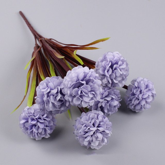 Zukuco 4 Pcs Artificial Marigold Flowers Bulk Ball Flowers Bouquets