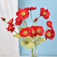 thumbnail image 1 of Zukuco 4PCS Artificial Poppy Silk Flowers with Stems Faux Poppy Flowers Bulk Fake Flowers for Wedding, Home, Party, Table Outdoor Indoor Decor, 1 of 6