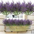 thumbnail image 1 of Zukuco 6 Bundles Artificial Baby Breath Flowers for Outdoor Fake Flowers Babybreath Bulk Faux Flower Bouquets for Harvest Festival Home Window Box Décor (Purple), 1 of 8