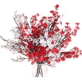 thumbnail image 1 of Zukuco 8PCS Artificial Flowers Babys Breath Fake Silk Flowers Real Touch Floral Bouquet Home Office Farmhouse Wedding Centerpiece Arrangements Decor for Vase Fillers, 1 of 6