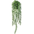thumbnail image 1 of Zukuco Artificial String of Pearls Hanging Plants in Pots, Faux Potted Plants Realistic Green Succulent Fake Hanging Plants for Shelf Decor Desk Home Garden Decorations, 1 of 7