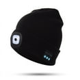 thumbnail image 1 of Zukuco Bluetooth Beanie Hat Music Hat with LED Light for Men Women Gift Music Beanie for Outdoor Sports, 1 of 8