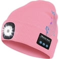 thumbnail image 1 of Zukuco Bluetooth Beanie Hat with Led Light, Rechargeable Headlamp Music Beanie Cap Gifts for Men Women, 1 of 7