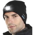 thumbnail image 1 of Zukuco Bluetooth Beanie Hat with Light, LED Music Beanie Cap with Headphones Built-in Stereo Speakers & Mic, Winter Beanie for Men Women, 1 of 7