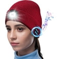thumbnail image 1 of Zukuco Bluetooth Beanie Hat with Light, USB Rechargeable Winter Knitted Cap with Headphones & Mic, Gifts for Men Women, 1 of 7