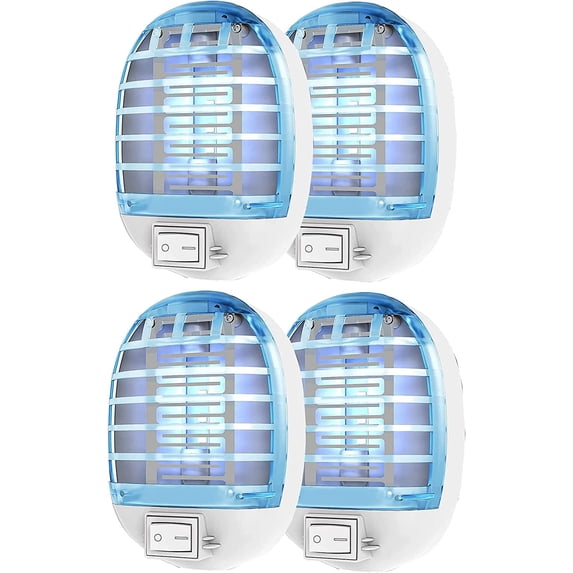 Zukuco Bug Zapper Indoor Plug-in Mosquito Killer Trap Zapper, Electric Fly Trap Zapper for House Eliminates Flying Pests for Home Living Room, Bedroom