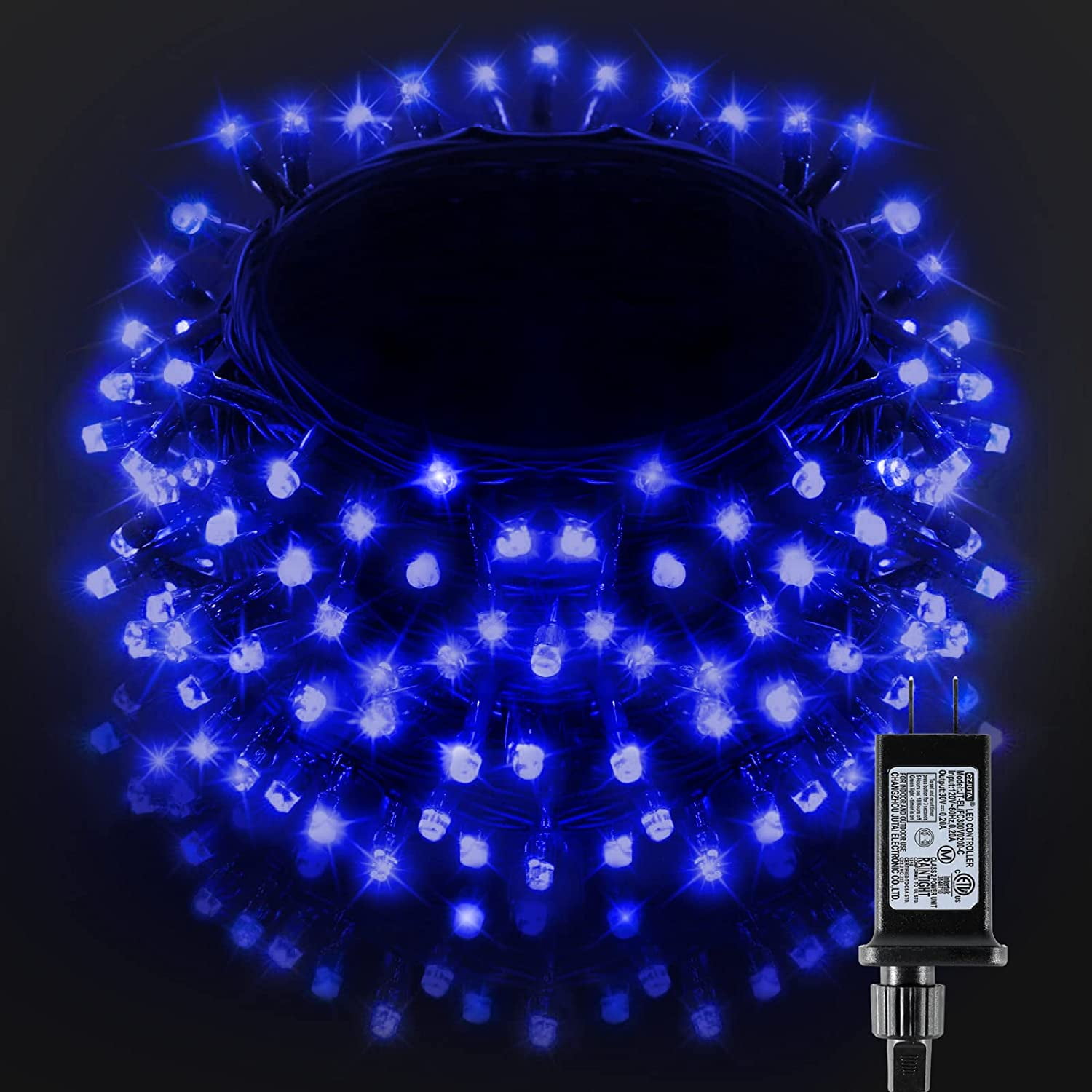 Zukuco Christmas Lights 100 LED 33FT, Christmas String Lights with 8