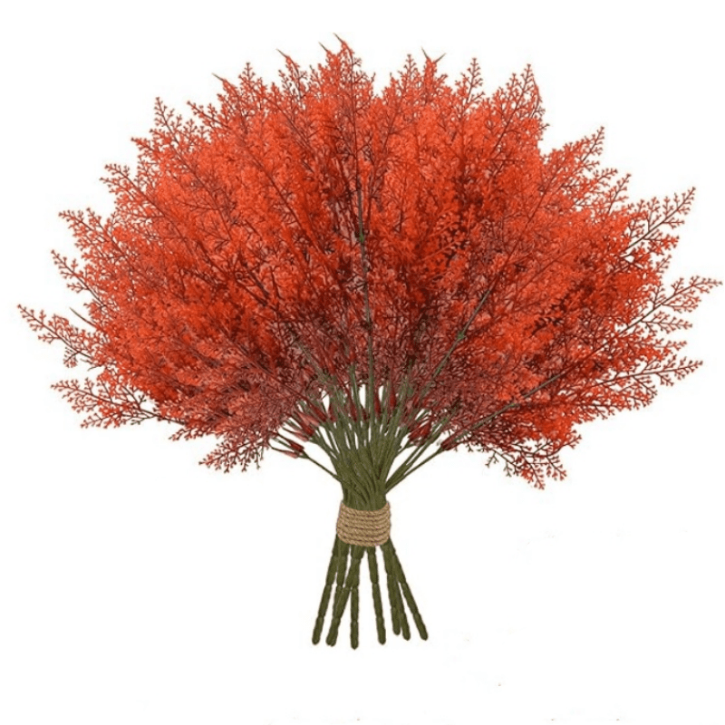 Zukuco fall artificial plants outdoor 12 pcs faux plants outdoor uv