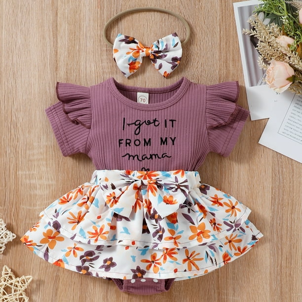 Zukuco Infant Baby Girl Clothes Spring Summer Outfits for Girls