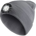 thumbnail image 1 of Zukuco LED Beanie Hat with Light, USB Rechargeable Knit Headlight Cap, Warm Winter Gifts for Men Women Outdoor Hiking, Camping, 1 of 7