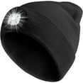thumbnail image 1 of Zukuco LED Beanie Hat with Light, USB Rechargeable Knit Headlight Cap, Warm Winter Gifts for Men Women Outdoor Hiking, Camping, 1 of 7