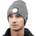 thumbnail image 1 of Zukuco LED Bluetooth Beanie Hat with Light, Music Beanie Hat, Rechargeable Headlamp Knitted Beanie for Men Women Dad, 1 of 7