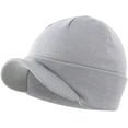 thumbnail image 1 of Zukuco Men's Winter Beanie Hat with Brim Warm Double Knit Cuff Beanie Cap, 1 of 7